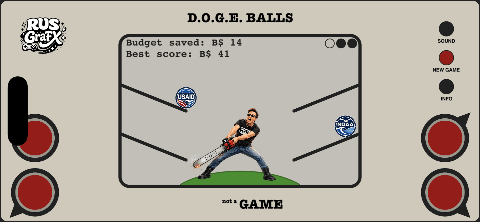 D.O.G.E. Balls gameplay